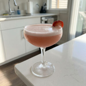 Strawberry Amaretto Sour Cocktail Recipe