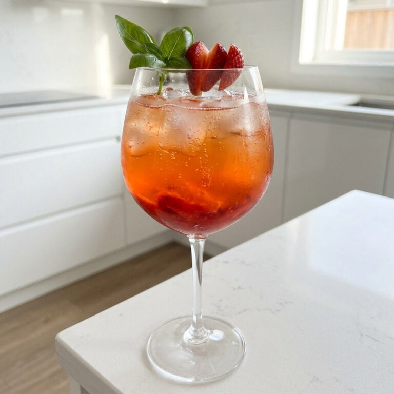 Strawberry Aperol Spritz Cocktail Recipe