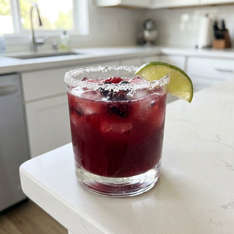 Strawberry Blackberry Margarita Cocktail Recipe