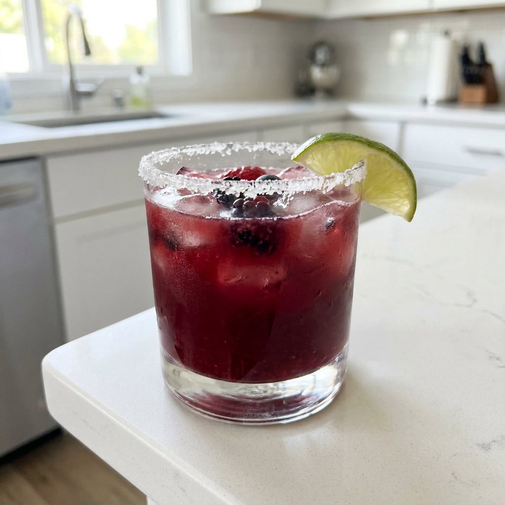 Strawberry Blackberry Margarita Cocktail Recipe
