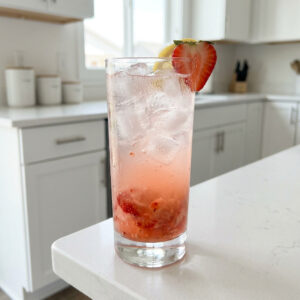 Strawberry Lemongrass Cooler Mocktail Recipe
