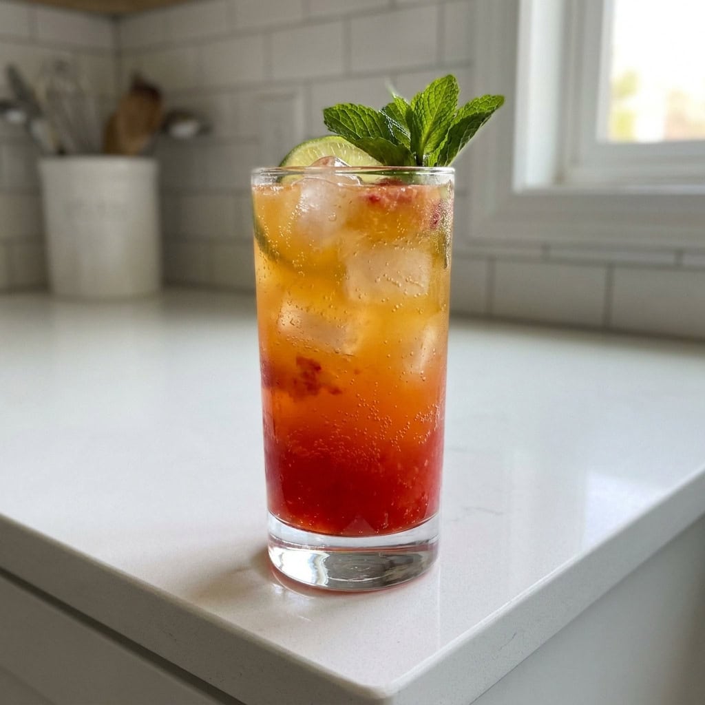Strawberry Mango Mocktail Recipe