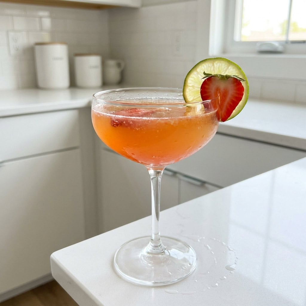 Strawberry Passionfruit Punch Mocktail Recipe