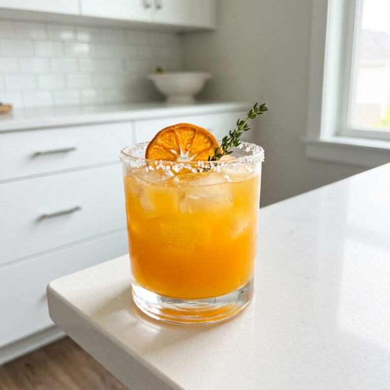 Tangerine Thyme Margarita Cocktail Recipe