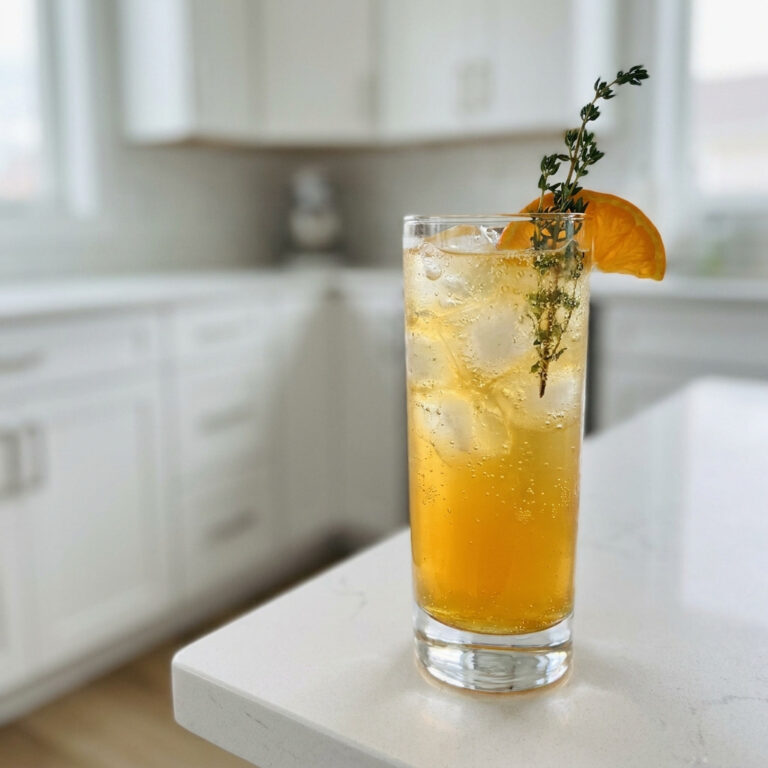 Tangerine Thyme Spritz Cocktail Recipe