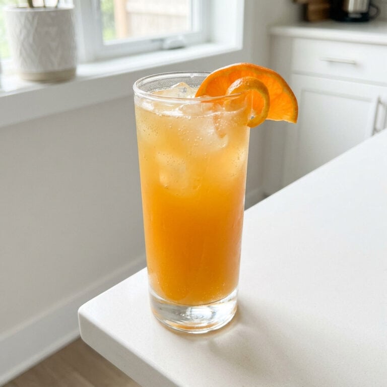 Tangerine Vanilla Fizz Mocktail Recipe