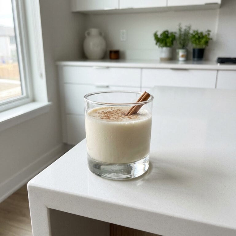Vanilla Almond Nog Mocktail Recipe