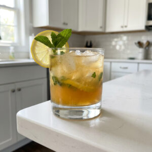 Vanilla Bean Bourbon Smash Cocktail Recipe