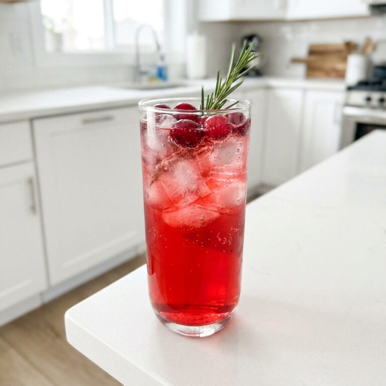 Virgin Poinsettia Mocktail Recipe