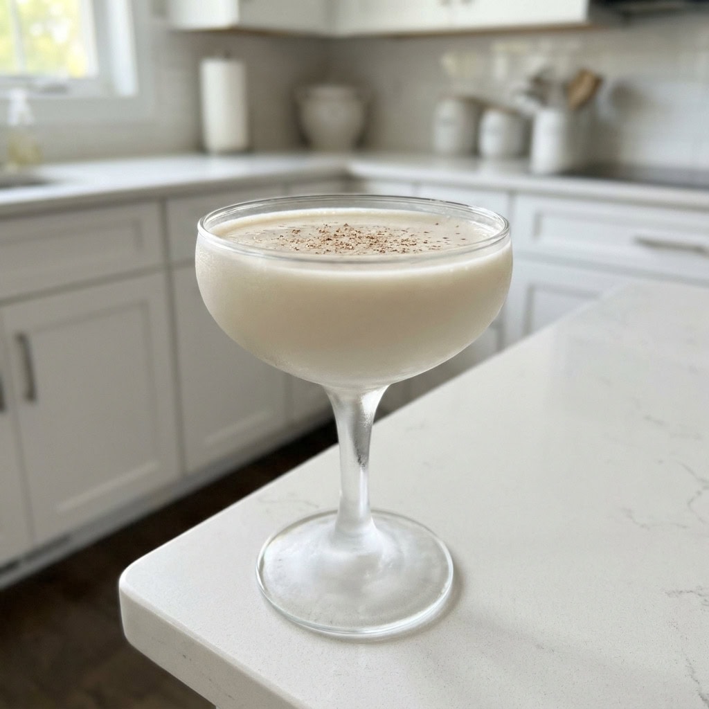 White Chocolate Brandy Alexander Cocktail Recipe