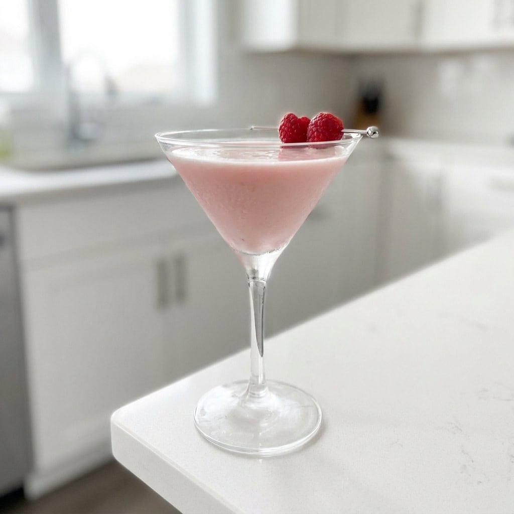 White Chocolate Raspberry Martini Cocktail Recipe