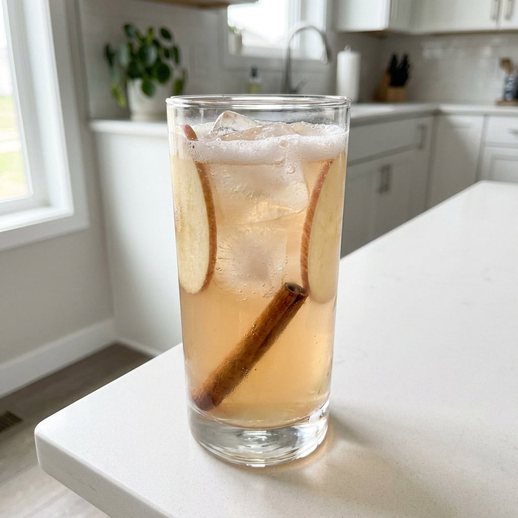 White Cranberry Apple Cider Cocktail Recipe