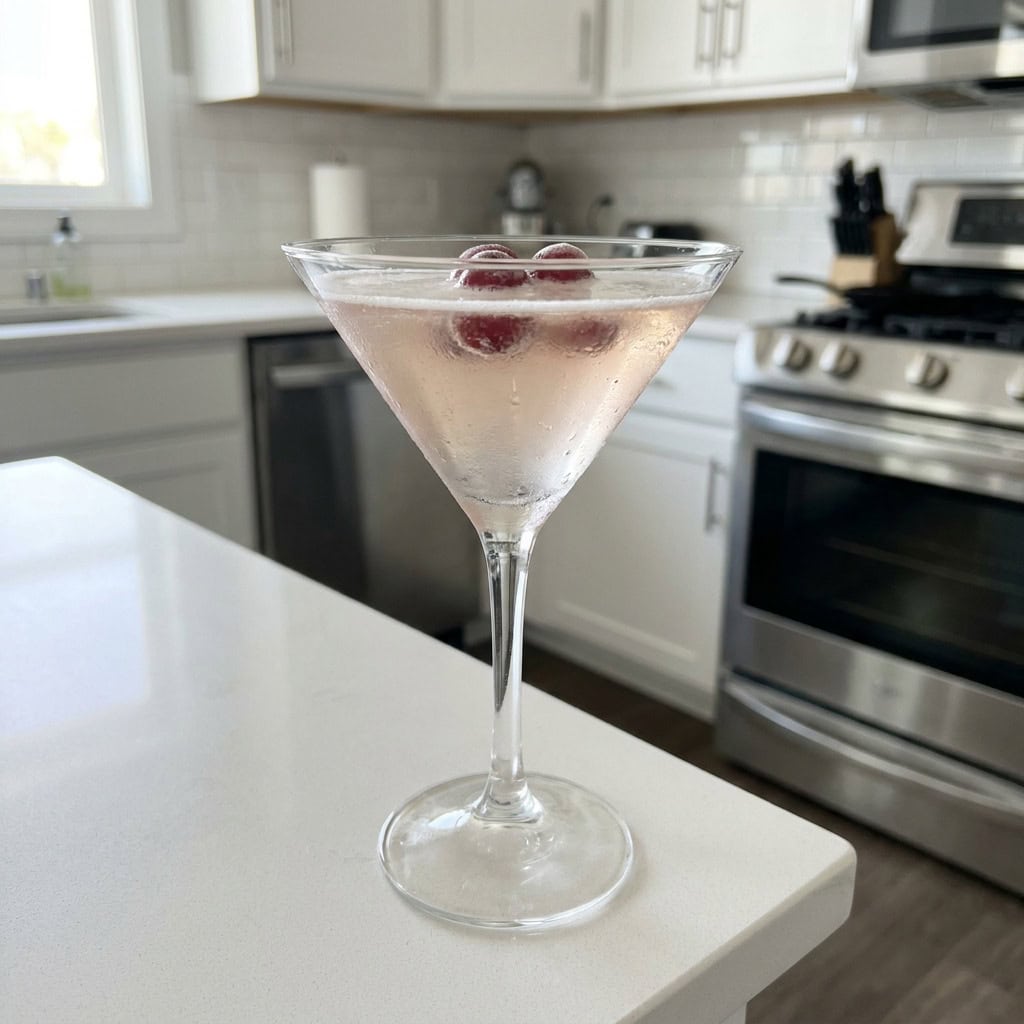 White Cranberry Martini Cocktail Recipe
