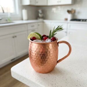 White Cranberry Mule With Ginger Beer Cocktail Recipe