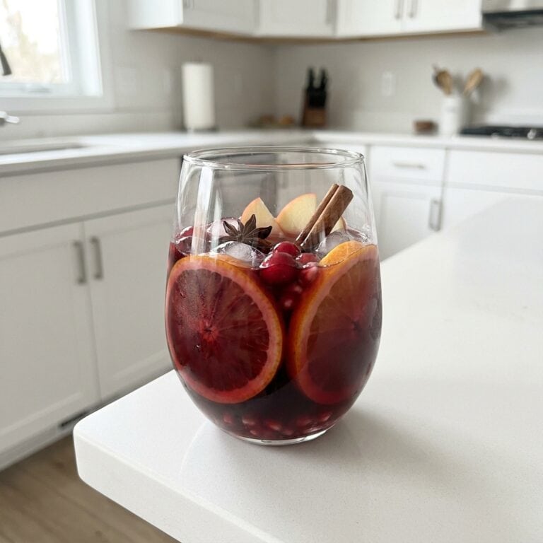 Winter Citrus Sangria Cocktail Recipe