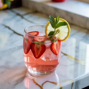Classic Strawberry Lemonade Mocktail Recipe