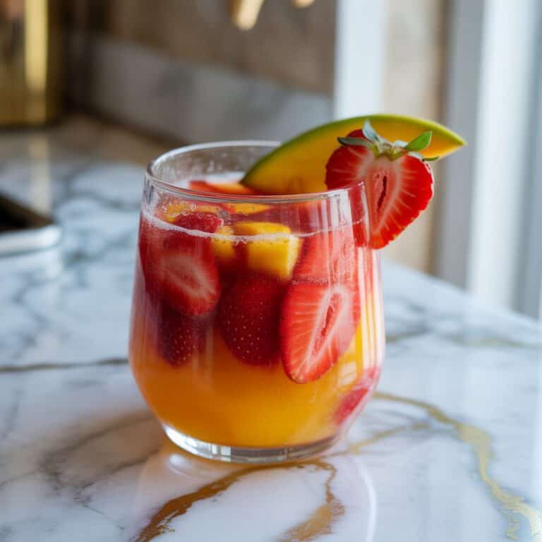 Strawberry Mango Mocktail Recipe