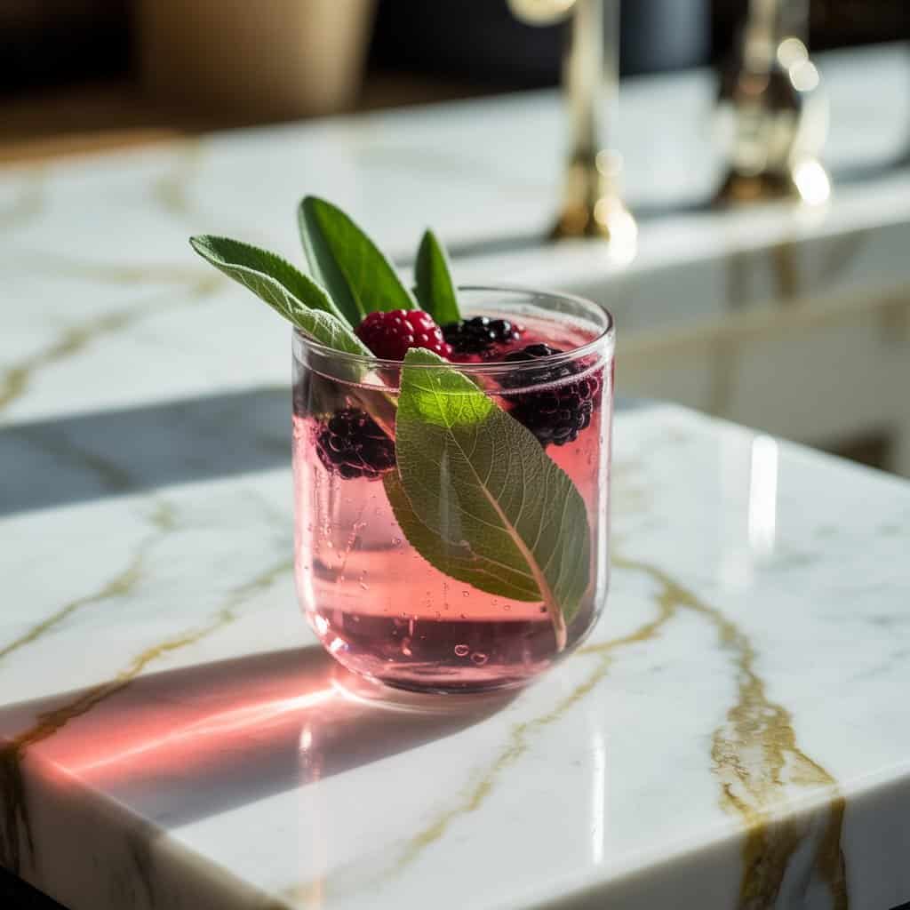 Blackberry Sage Ranch Water Cocktail Recipe