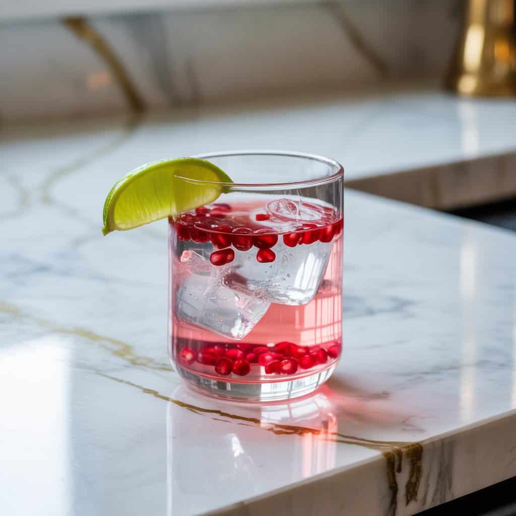 Pomegranate Ranch Water Cocktail Recipe