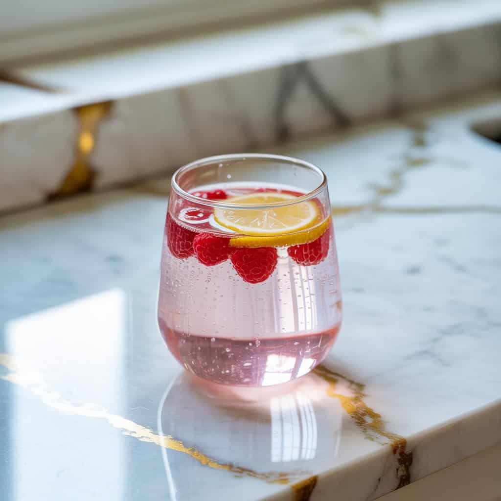 Raspberry Lemon Ranch Water Cocktail Recipe