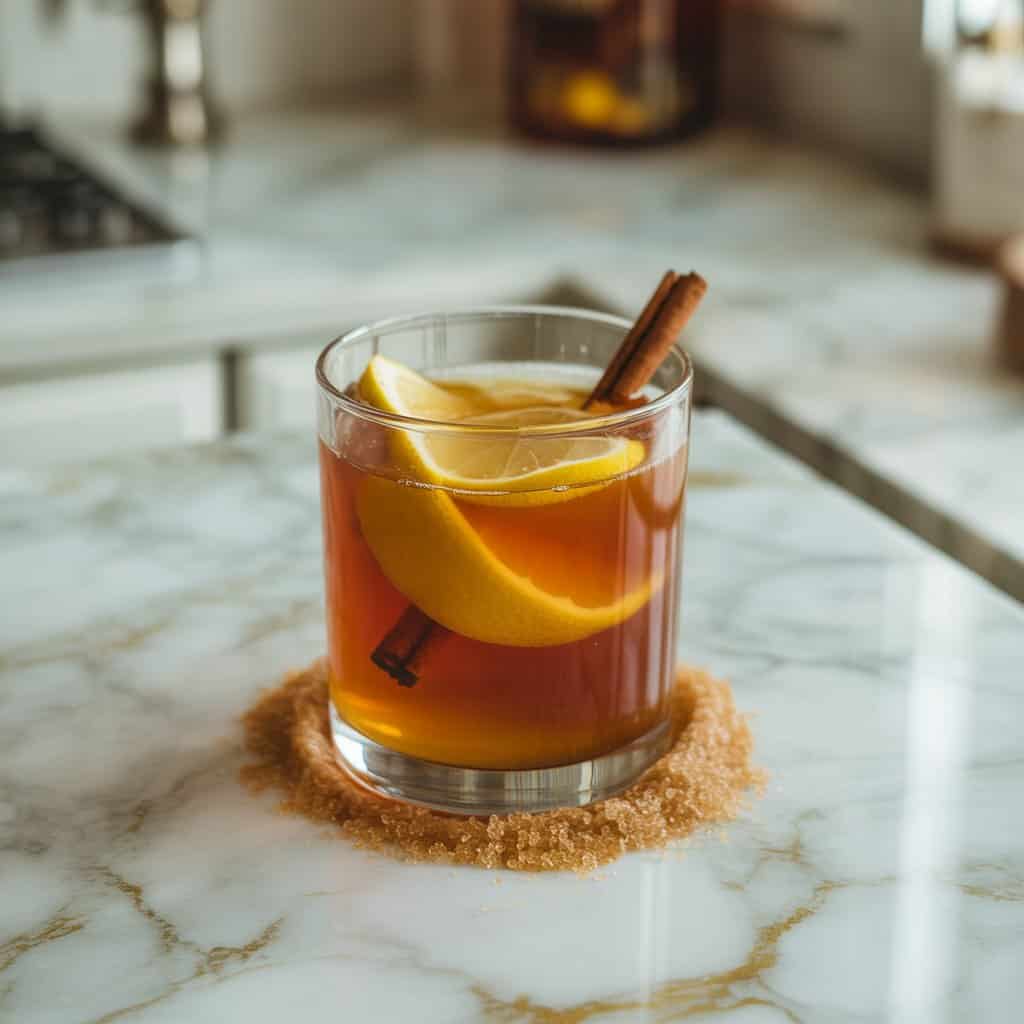 Brown Sugar Bourbon Lemonade Cocktail Recipe