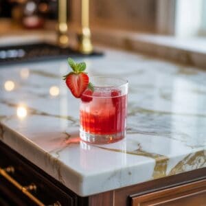 Strawberry Amaretto Sour Cocktail Recipe