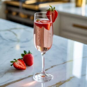 Strawberry Champagne Cocktail Recipe