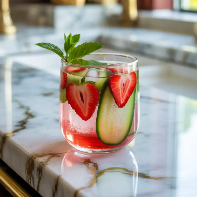 Strawberry Cucumber Cooler Cocktail Recipe