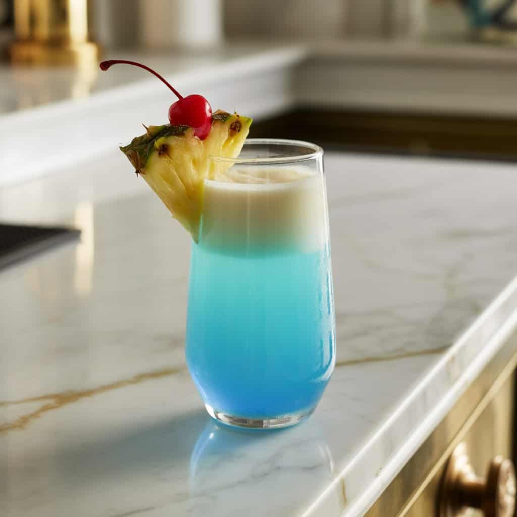 Blue Curacao Pina Colada Cocktail Recipe