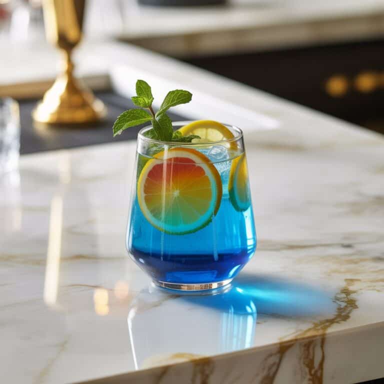 Blue Curacao Sangria Cocktail Recipe