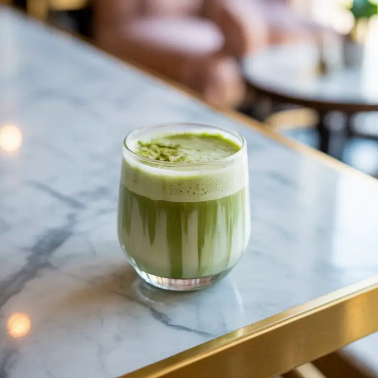 Matcha Almond Milk Latte Cocktail Recipe