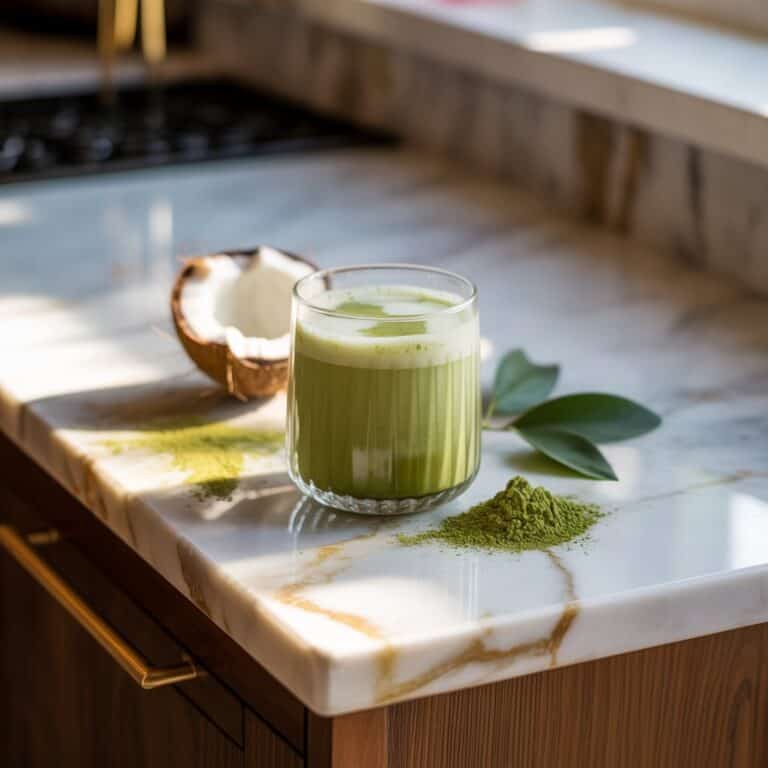 Matcha Coconut Latte Cocktail Recipe