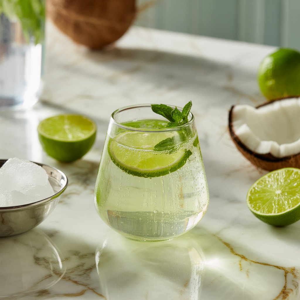 Malibu Coconut Lime Spritz Cocktail Recipe