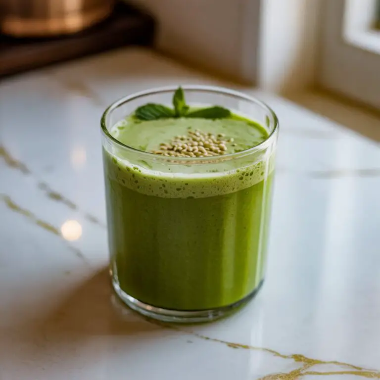 Matcha Hemp Smoothie Cocktail Recipe