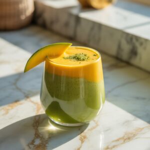 Matcha Mango Smoothie Cocktail Recipe
