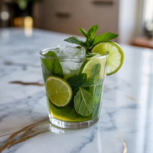 Matcha Mint Mojito Cocktail Recipe