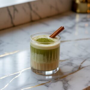 Spiced Matcha Chai Cocktail Recipe