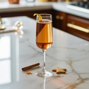 Gingerbread French 75 Cocktail Recipe