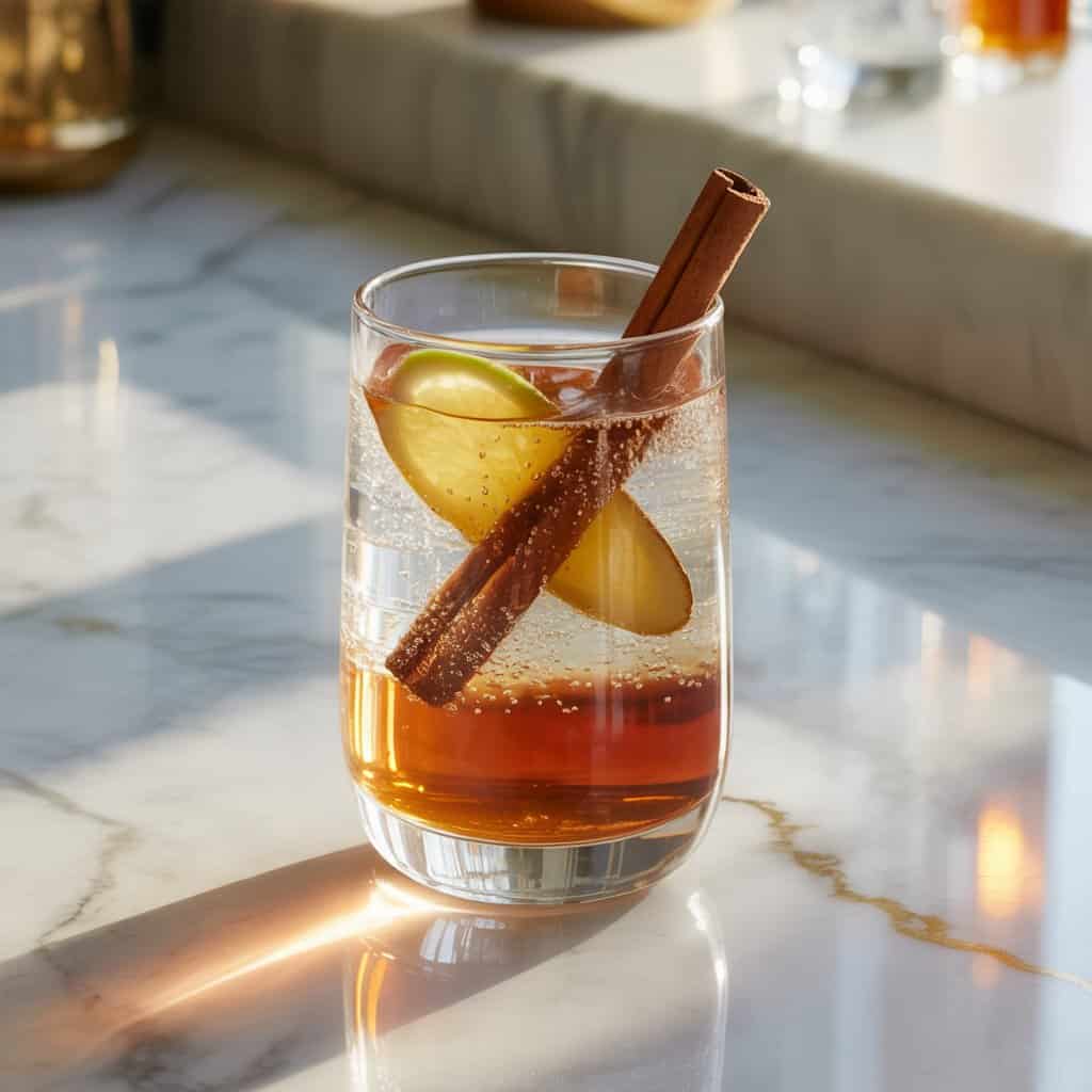 Gingerbread Syrup Gin and Tonic