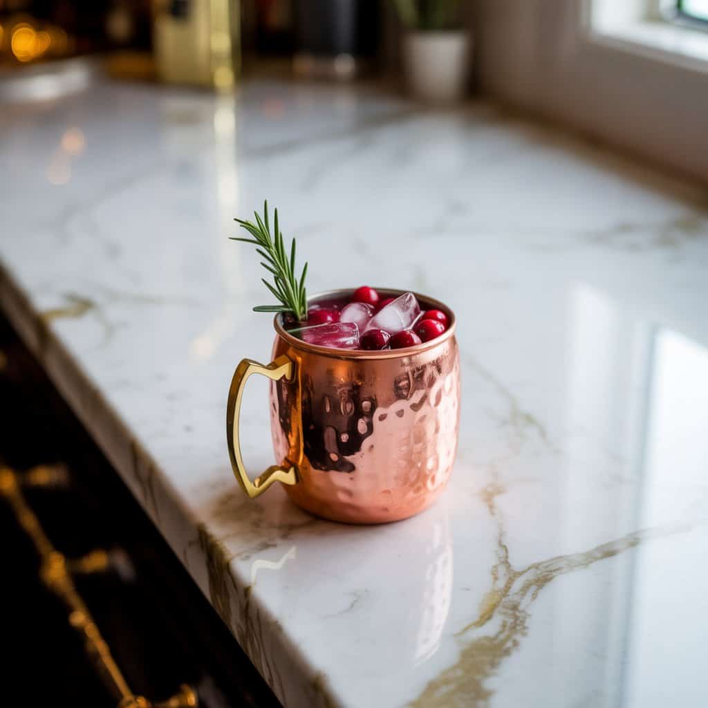 Cranberry Moscow Mule Cocktail Recipe