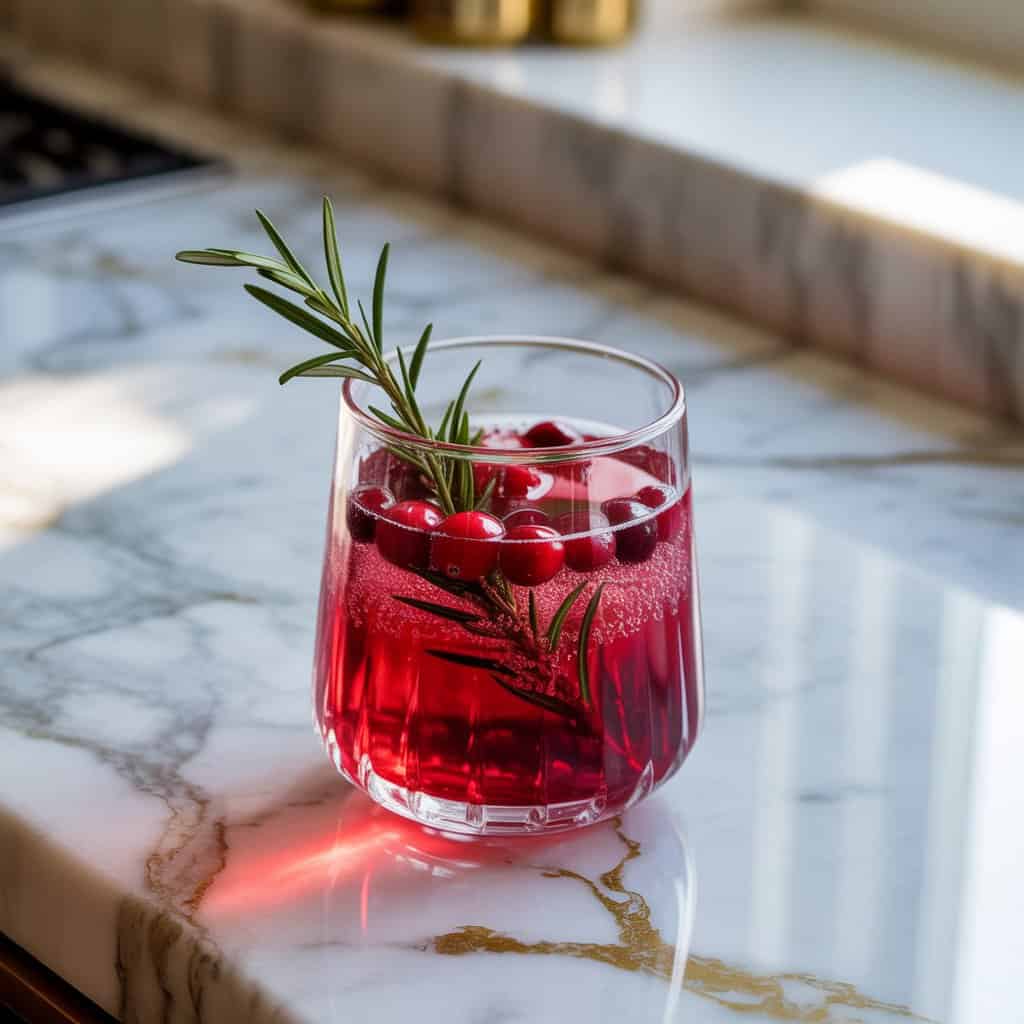 Sparkling Cranberry Punch Cocktail Recipe