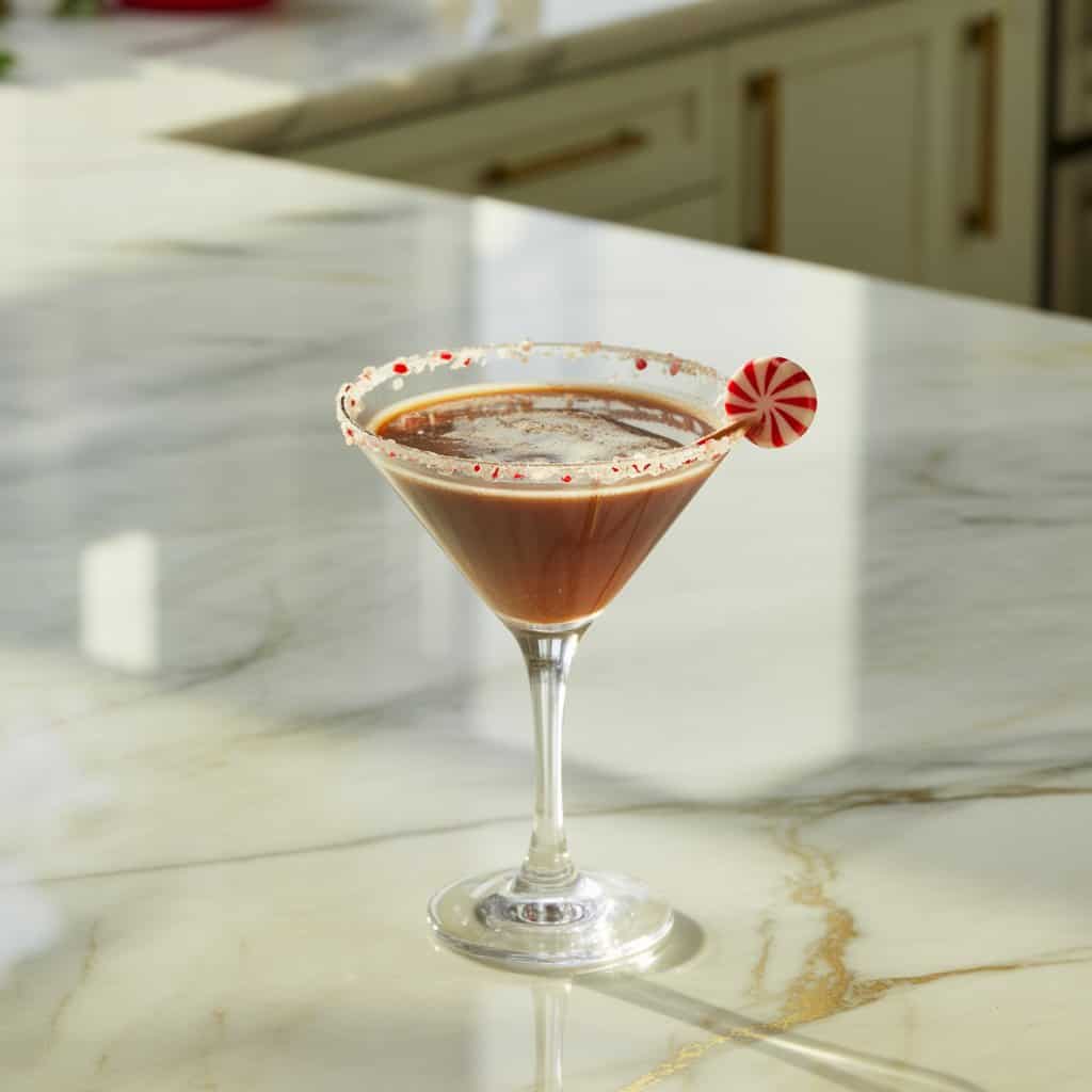 Chocolate Peppermint Martini Cocktail Recipe