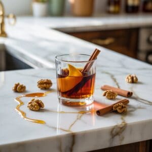 Maple Walnut Old Fashioned Cocktail Recipe