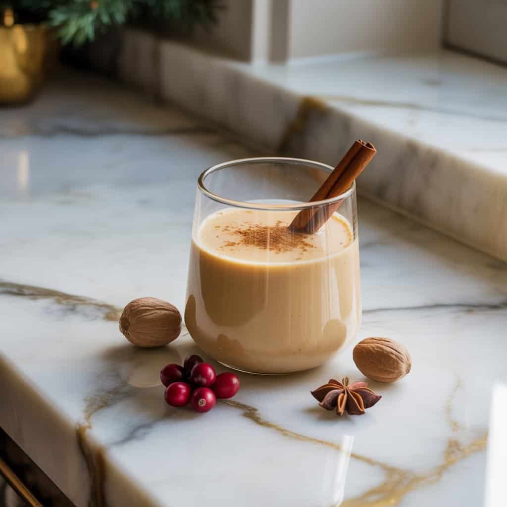 Non-Alcoholic Eggnog Mocktail Recipe