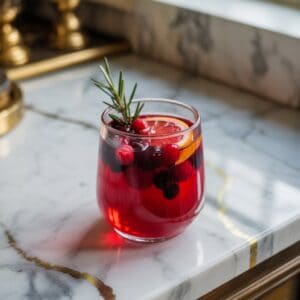 Winter Berry Smash Mocktail Recipe
