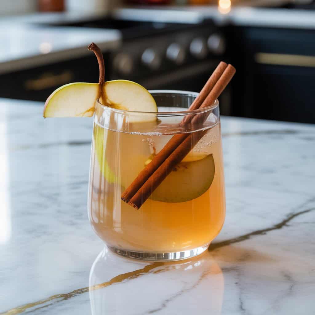 Cinnamon Pear Cooler Mocktail Recipe