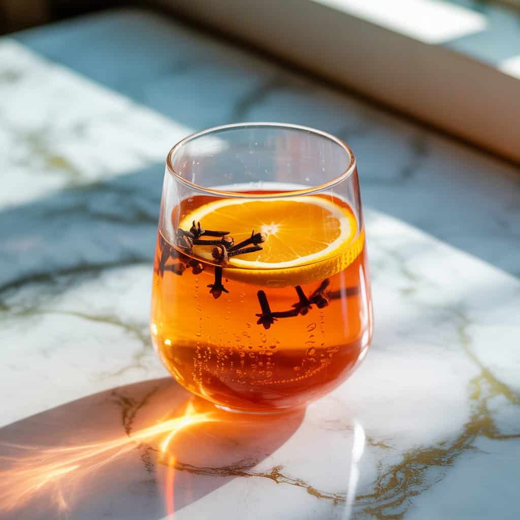 Orange Clove Spritz Mocktail Recipe