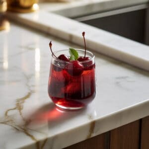 Festive Cherry Cola Mocktail Recipe