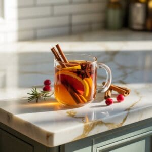 Holiday Spice Apple Cider Mocktail Recipe