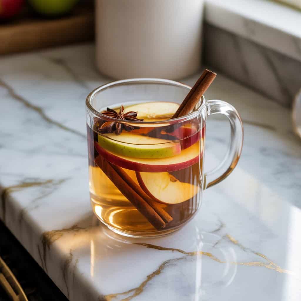 Mulled Apple Tea Mocktail Recipe